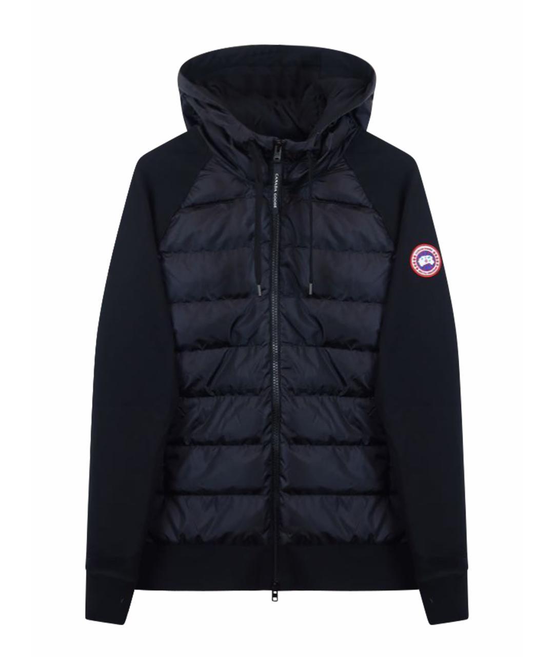 CANADA GOOSE Черная полиамидовая куртка, фото 1