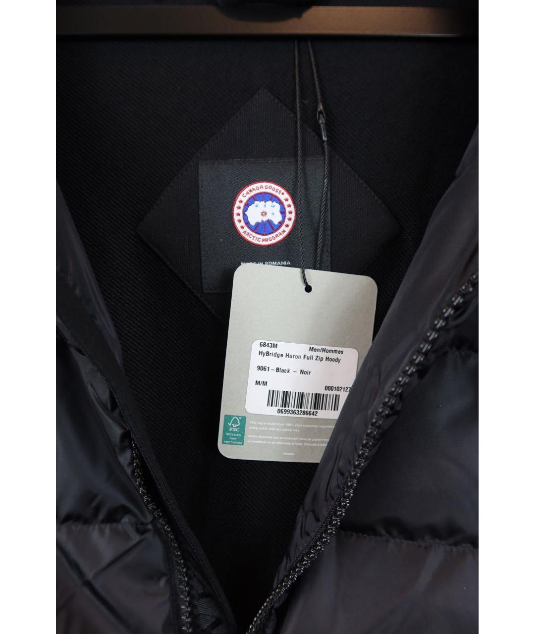 CANADA GOOSE Черная полиамидовая куртка, фото 7