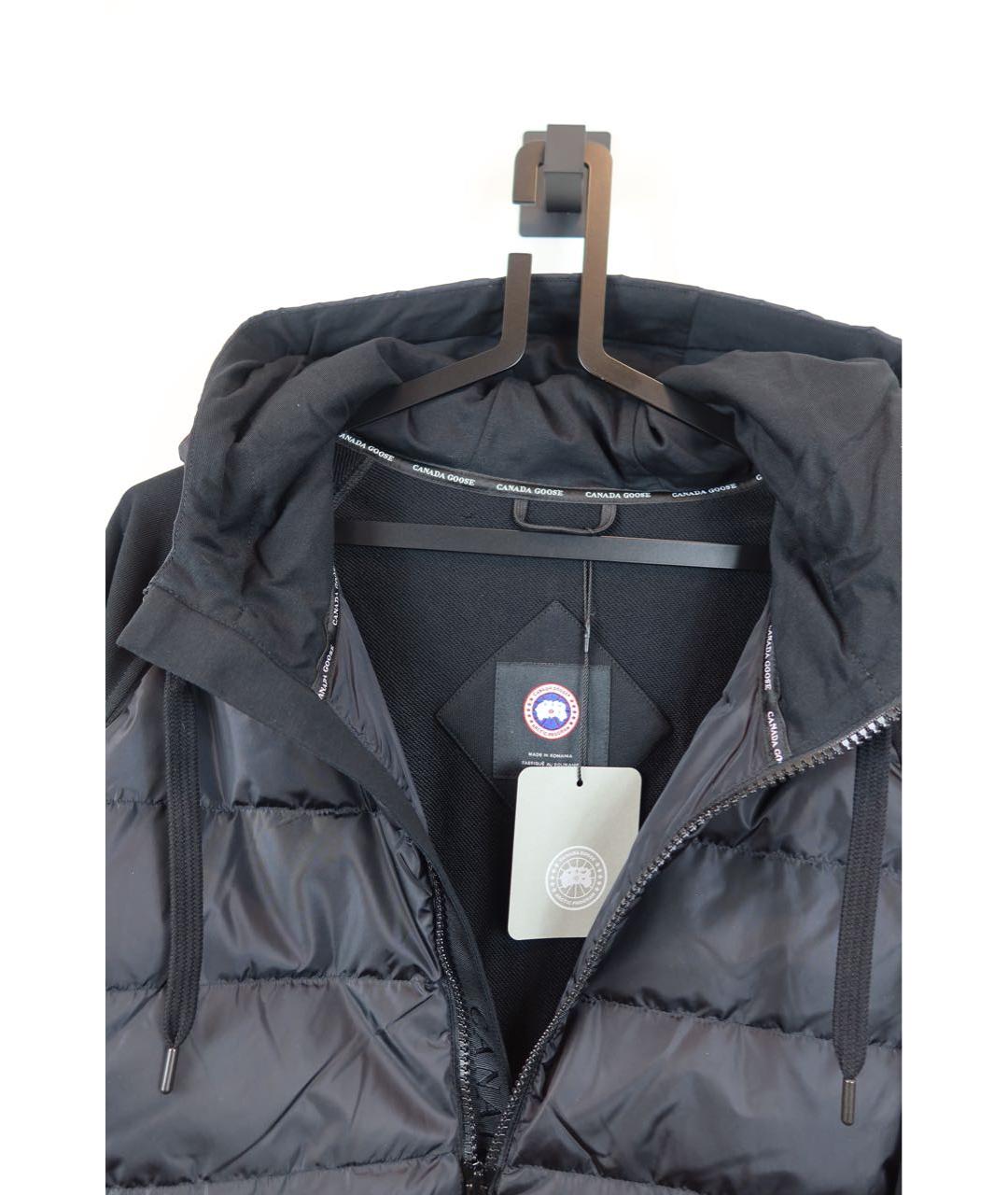 CANADA GOOSE Черная полиамидовая куртка, фото 6