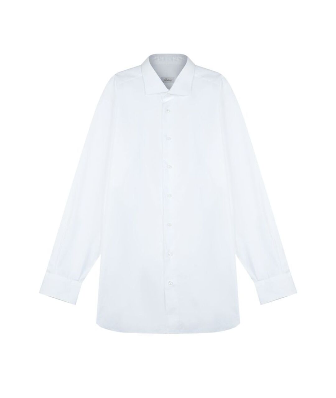 BRIONI Белая хлопковая классическая рубашка, фото 2
