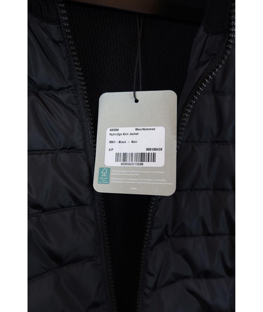 CANADA GOOSE Черная полиамидовая куртка, фото 6