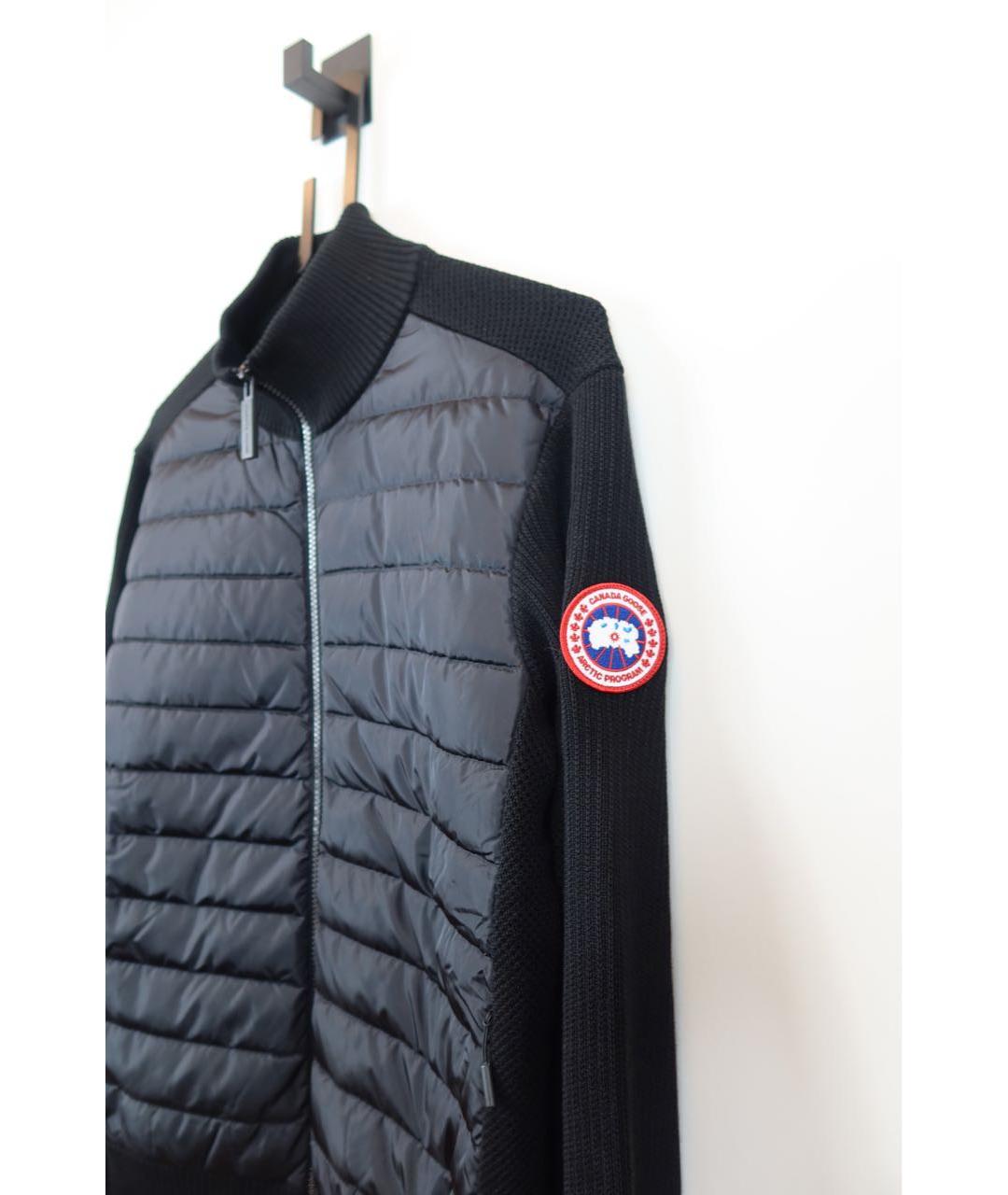 CANADA GOOSE Черная полиамидовая куртка, фото 4