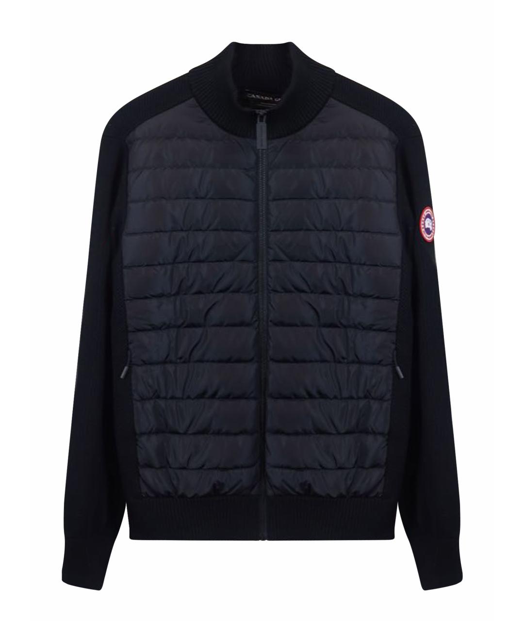 CANADA GOOSE Черная полиамидовая куртка, фото 1