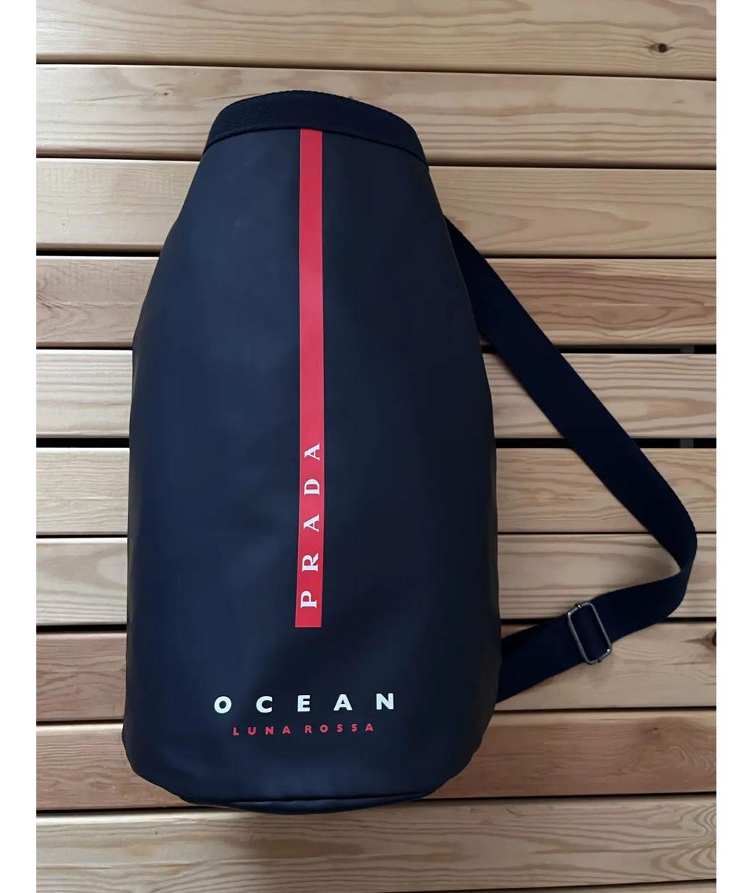 PRADA Темно-синий рюкзак, фото 9