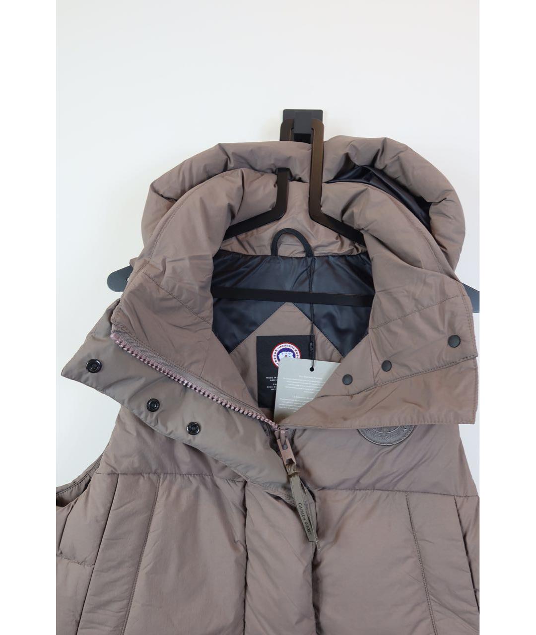 CANADA GOOSE Бежевый полиамидовый жилет, фото 5