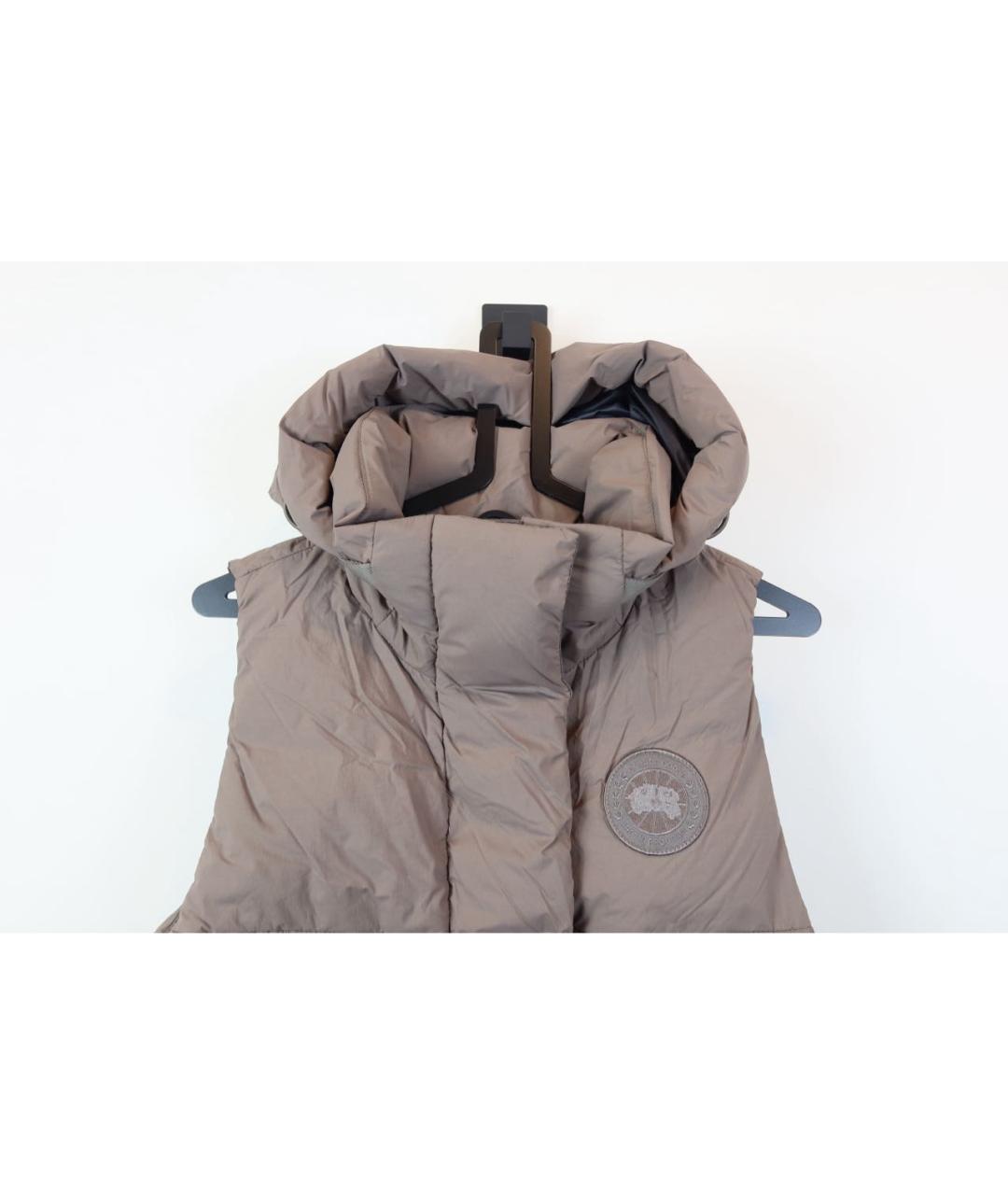 CANADA GOOSE Бежевый полиамидовый жилет, фото 2