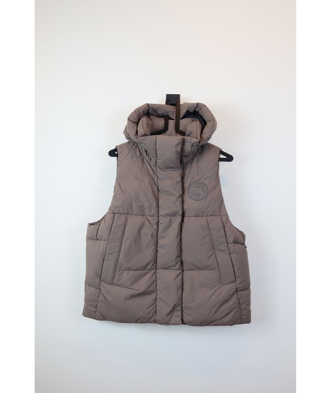 CANADA GOOSE Бежевый полиамидовый жилет, фото 7