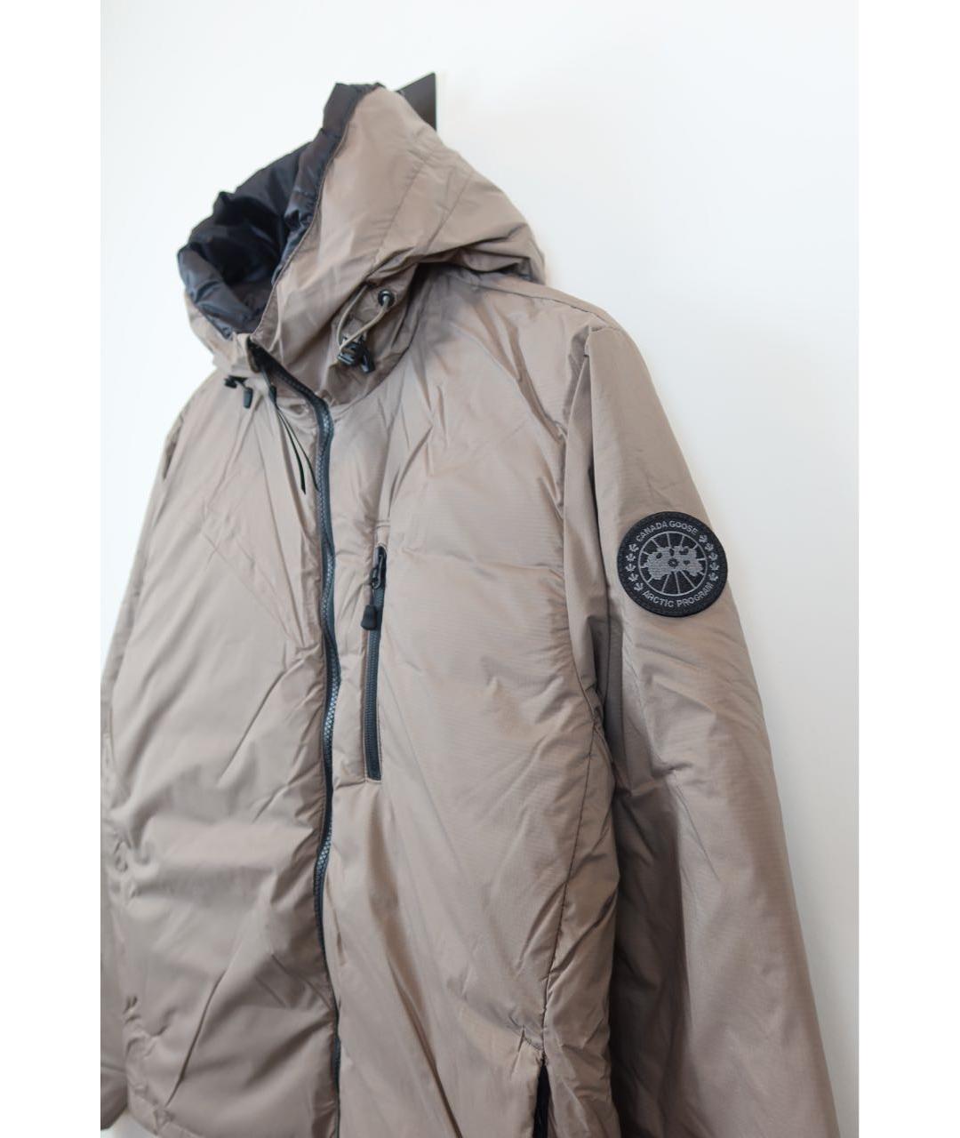 CANADA GOOSE Бежевая полиамидовая куртка, фото 4