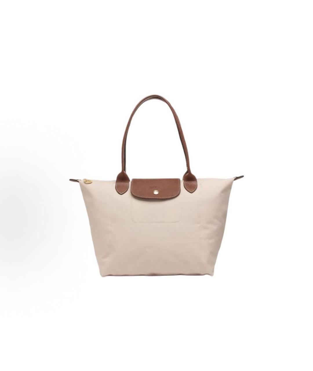 LONGCHAMP Бежевая сумка тоут, фото 7