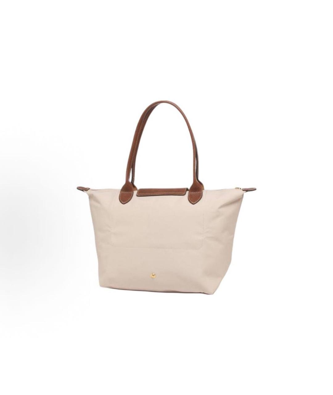 LONGCHAMP Бежевая сумка тоут, фото 2