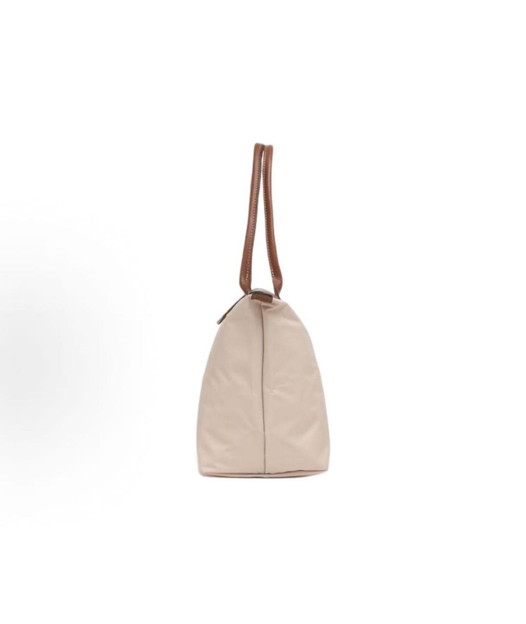 LONGCHAMP Бежевая сумка тоут, фото 4