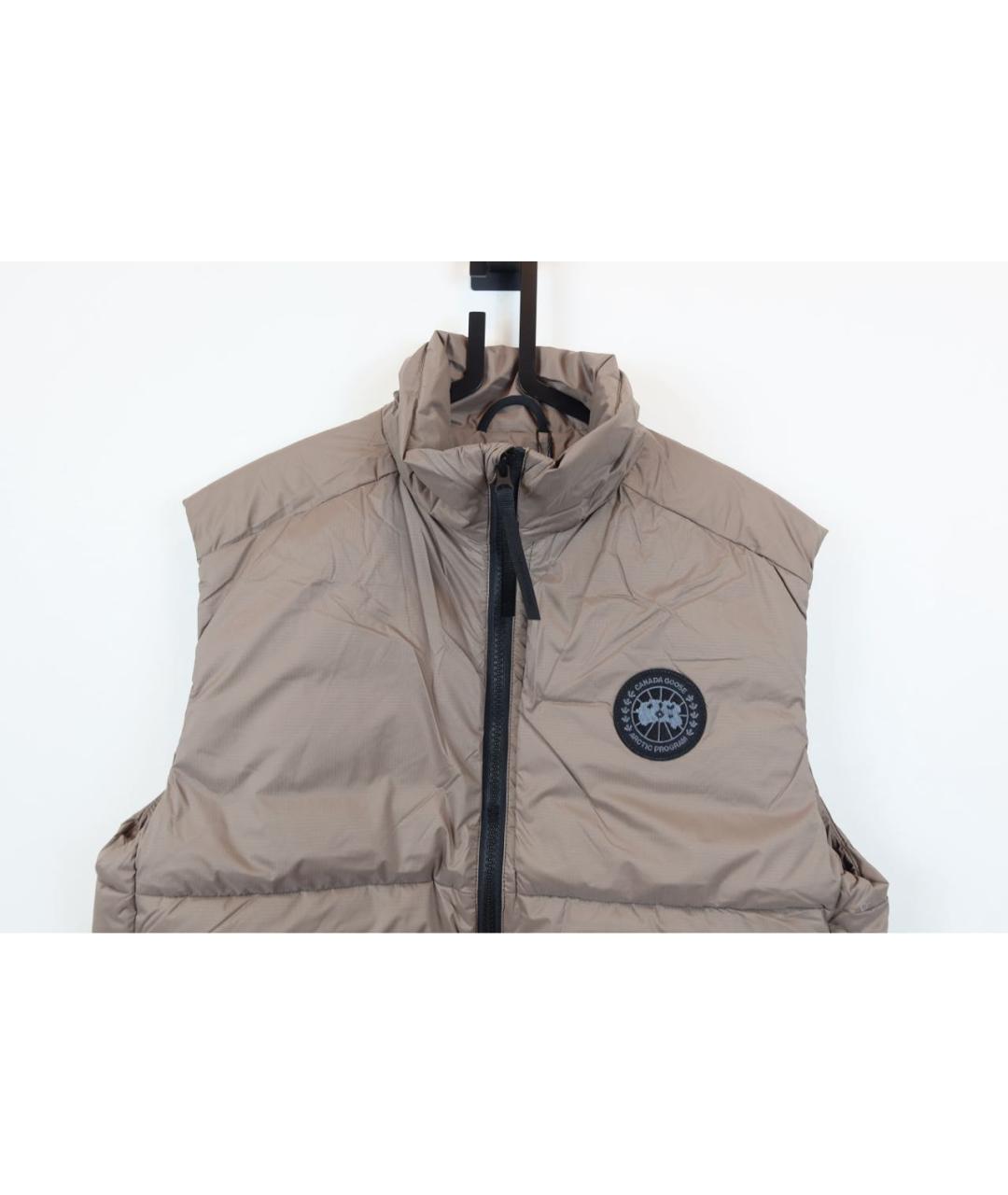 CANADA GOOSE Бежевый полиамидовый жилет, фото 2