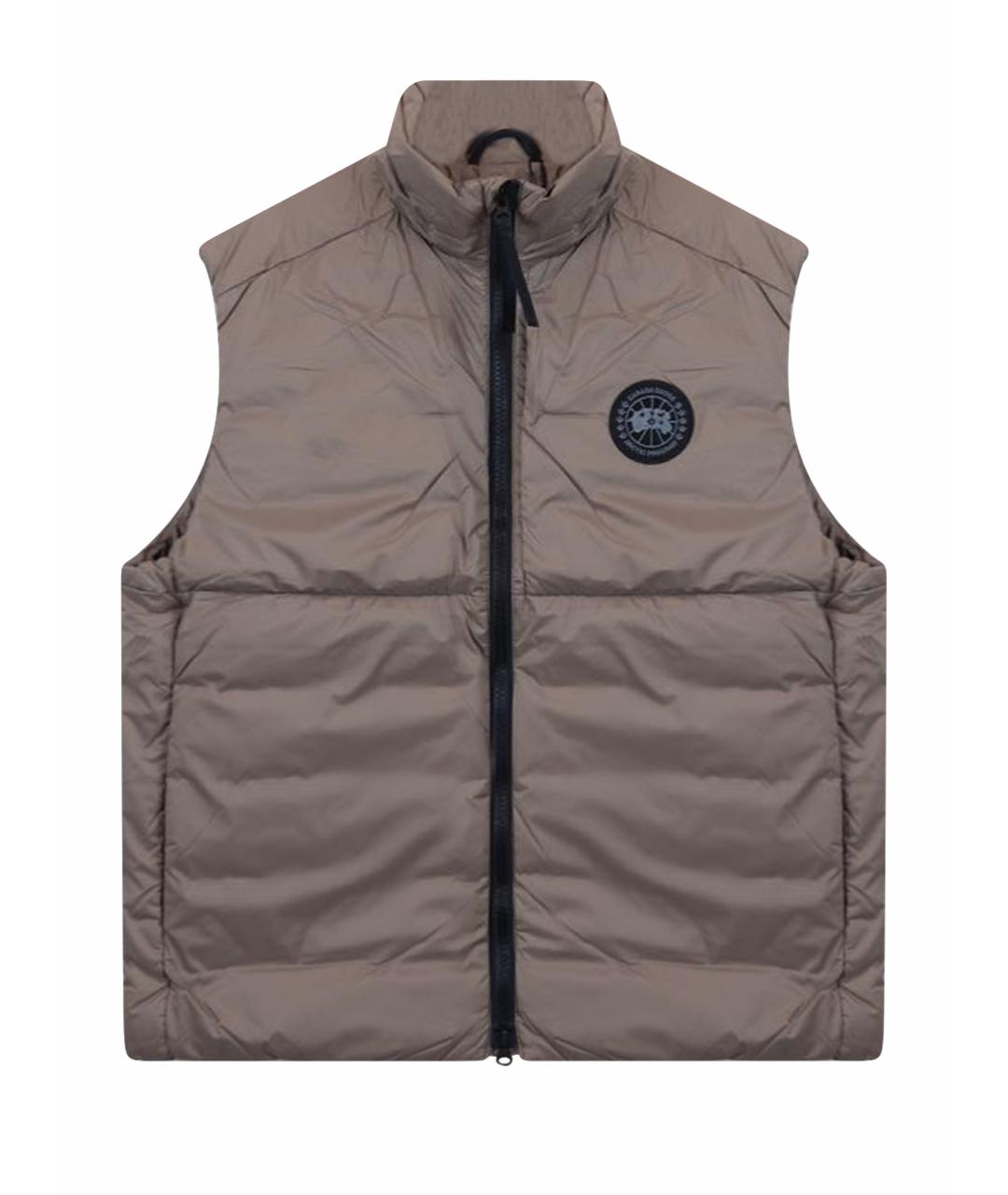 CANADA GOOSE Бежевый полиамидовый жилет, фото 1