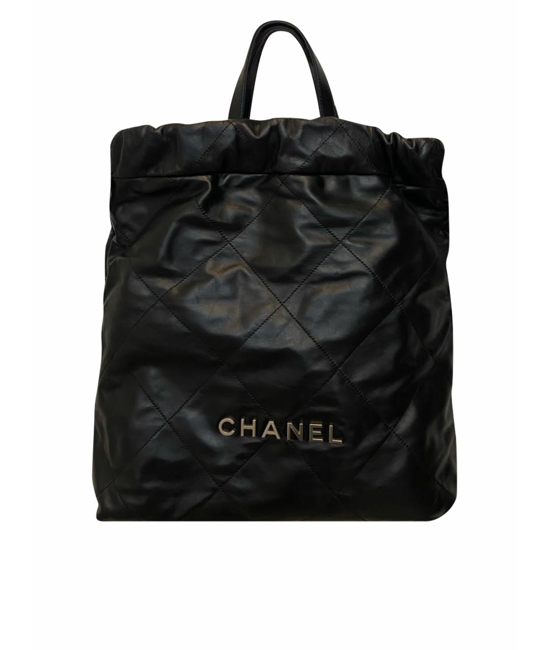 CHANEL Черная кожаная сумка через плечо, фото 9