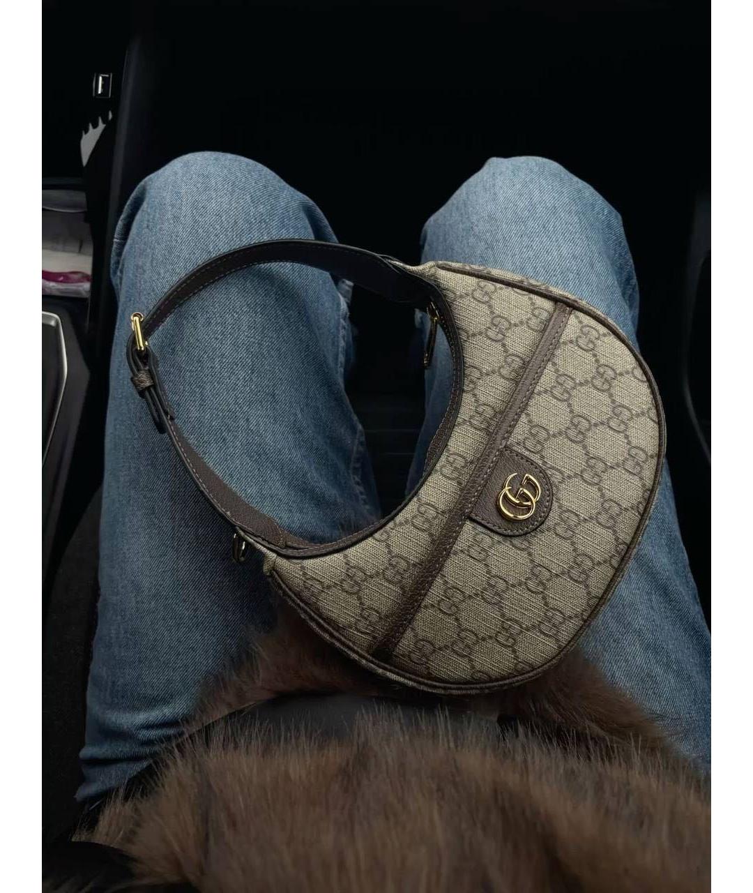 GUCCI Бежевая сумка через плечо, фото 5