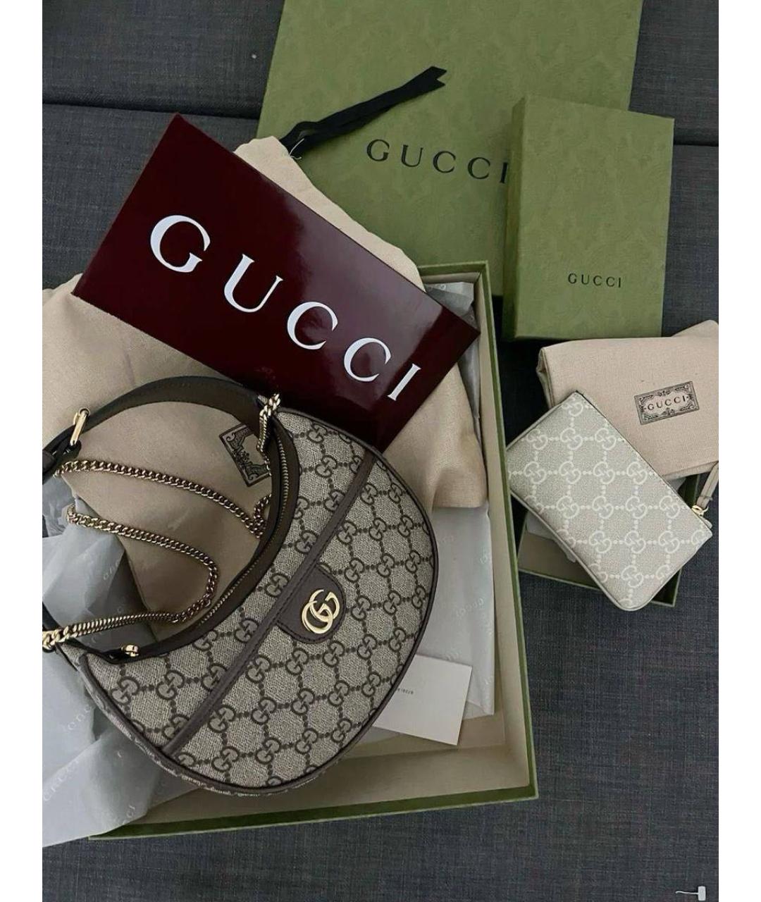 GUCCI Бежевая сумка через плечо, фото 6