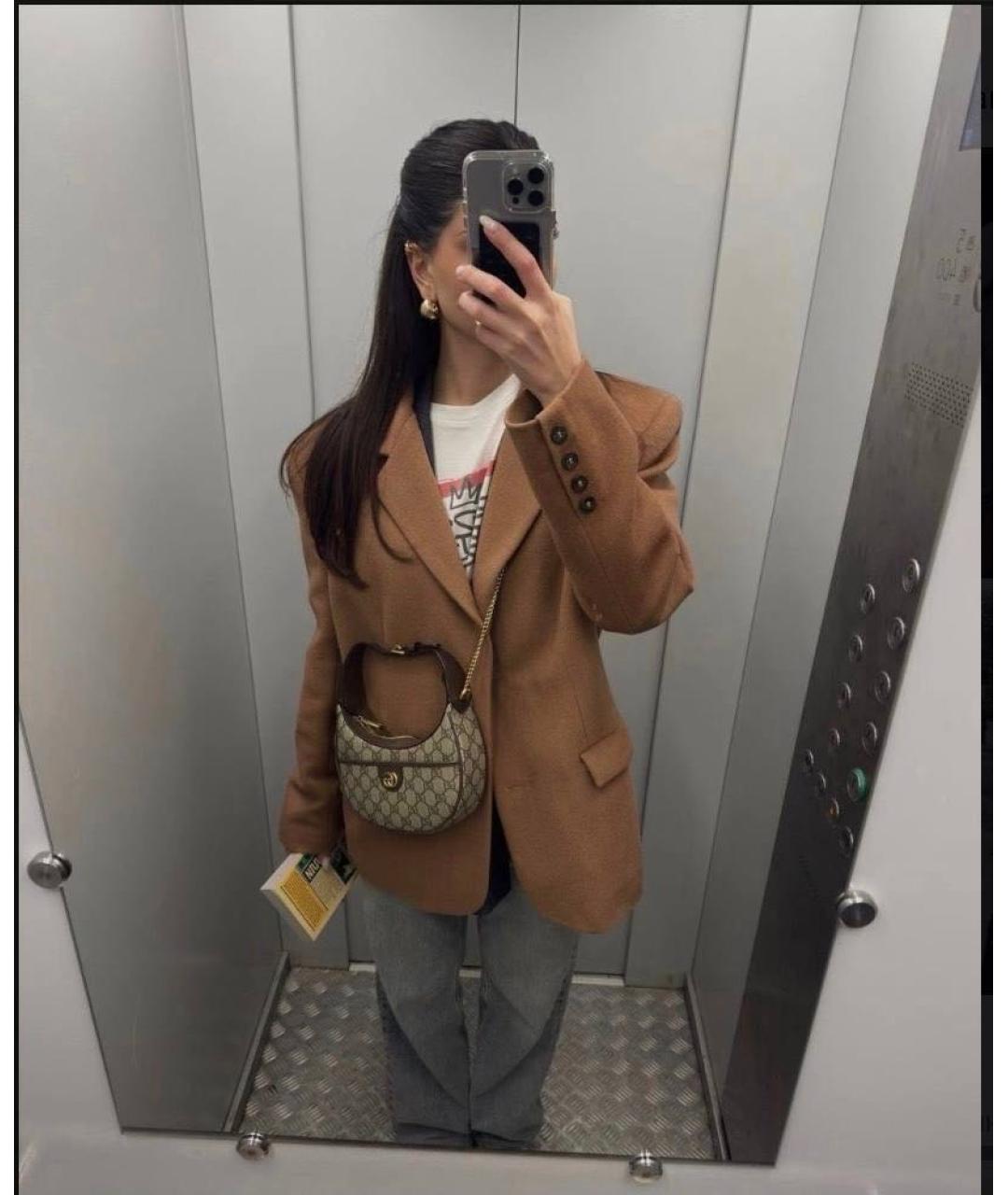 GUCCI Бежевая сумка через плечо, фото 4