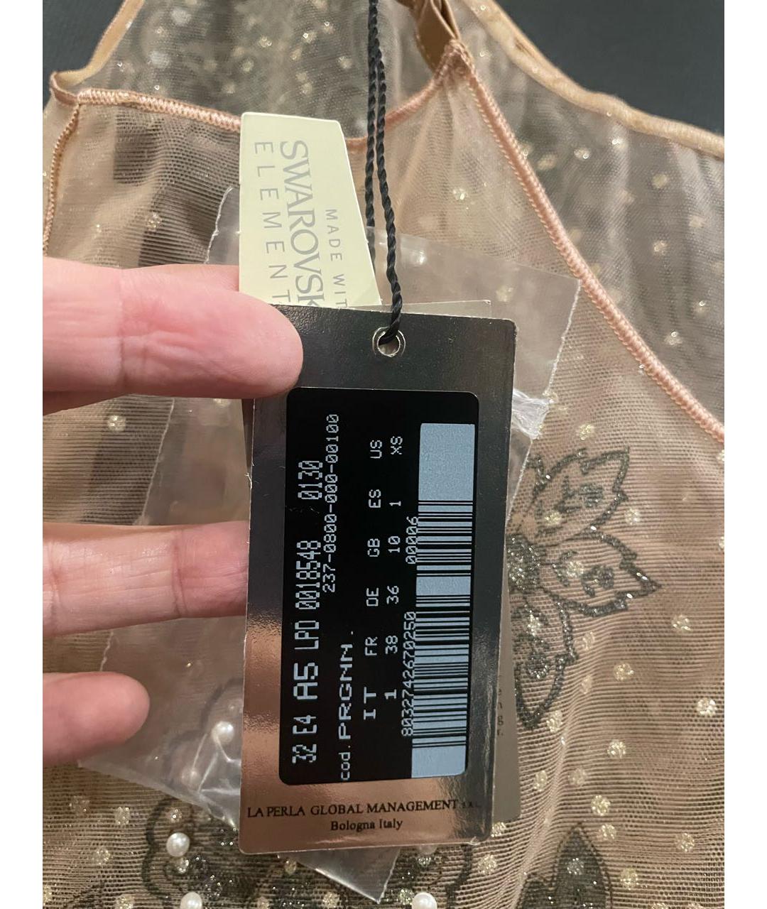 LA PERLA Бежевая пижамы и сорочки, фото 6