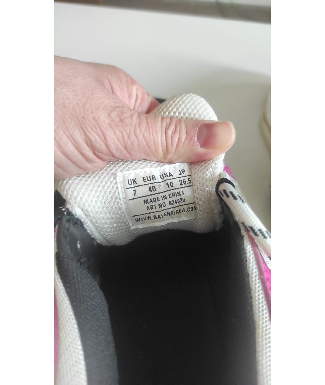 BALENCIAGA Мульти текстильные кроссовки, фото 4