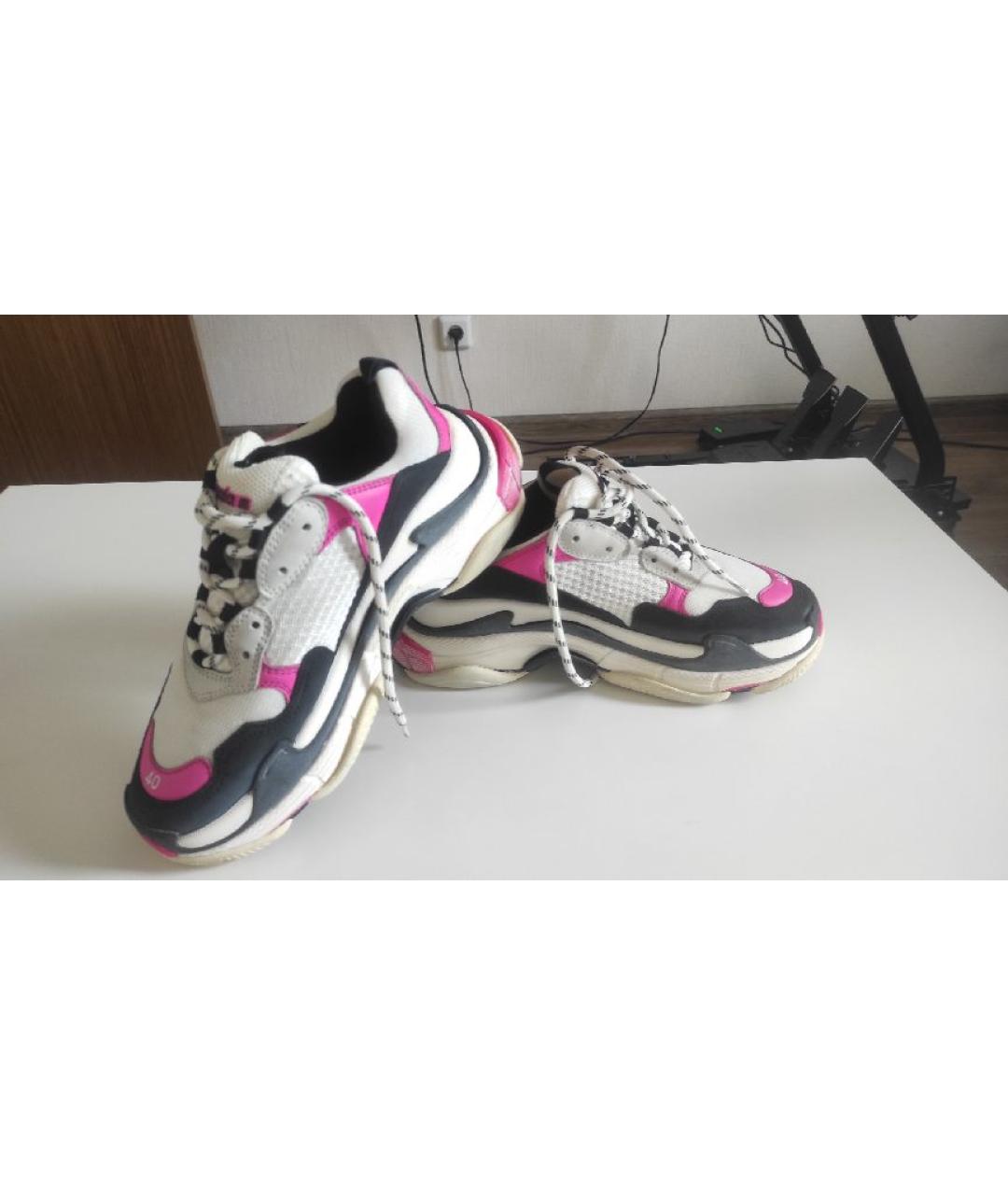 BALENCIAGA Мульти текстильные кроссовки, фото 6