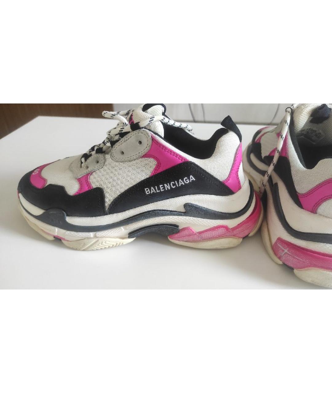 BALENCIAGA Мульти текстильные кроссовки, фото 7