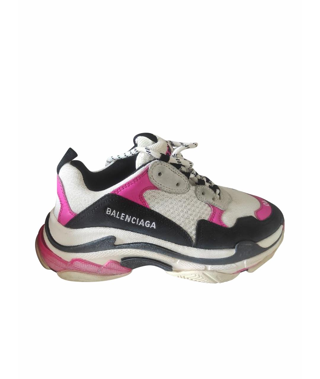 BALENCIAGA Мульти текстильные кроссовки, фото 1