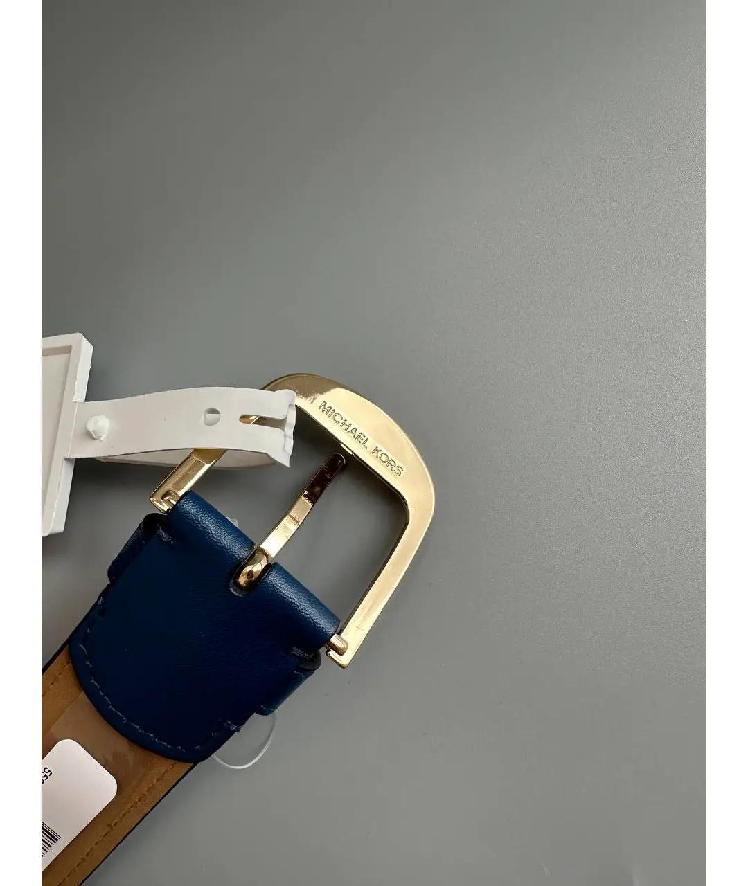MICHAEL KORS Синий ремень, фото 4