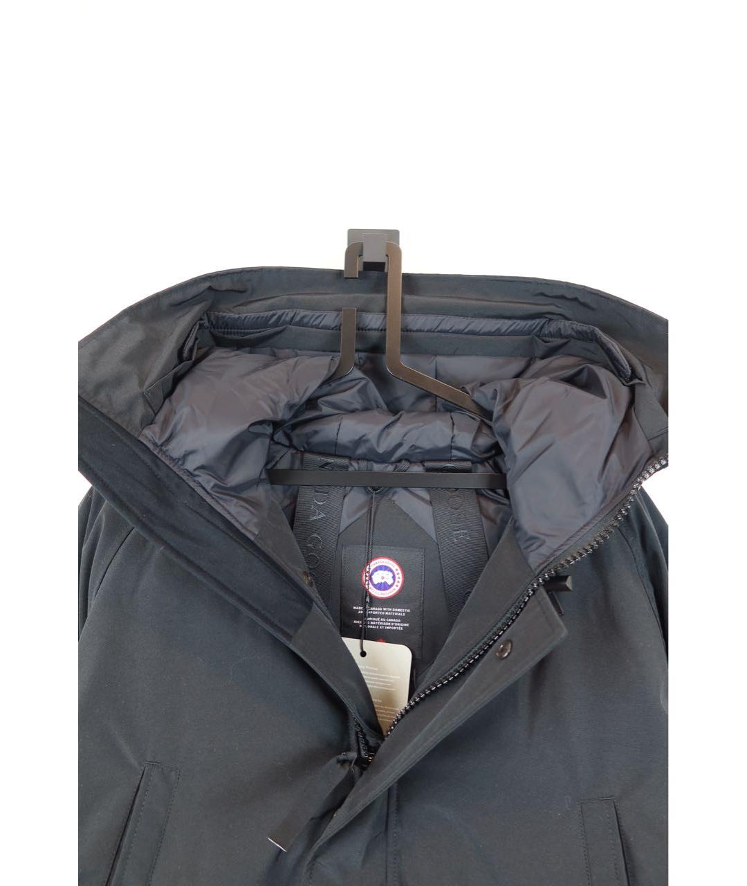 CANADA GOOSE Черный полиамидовый пуховик, фото 5