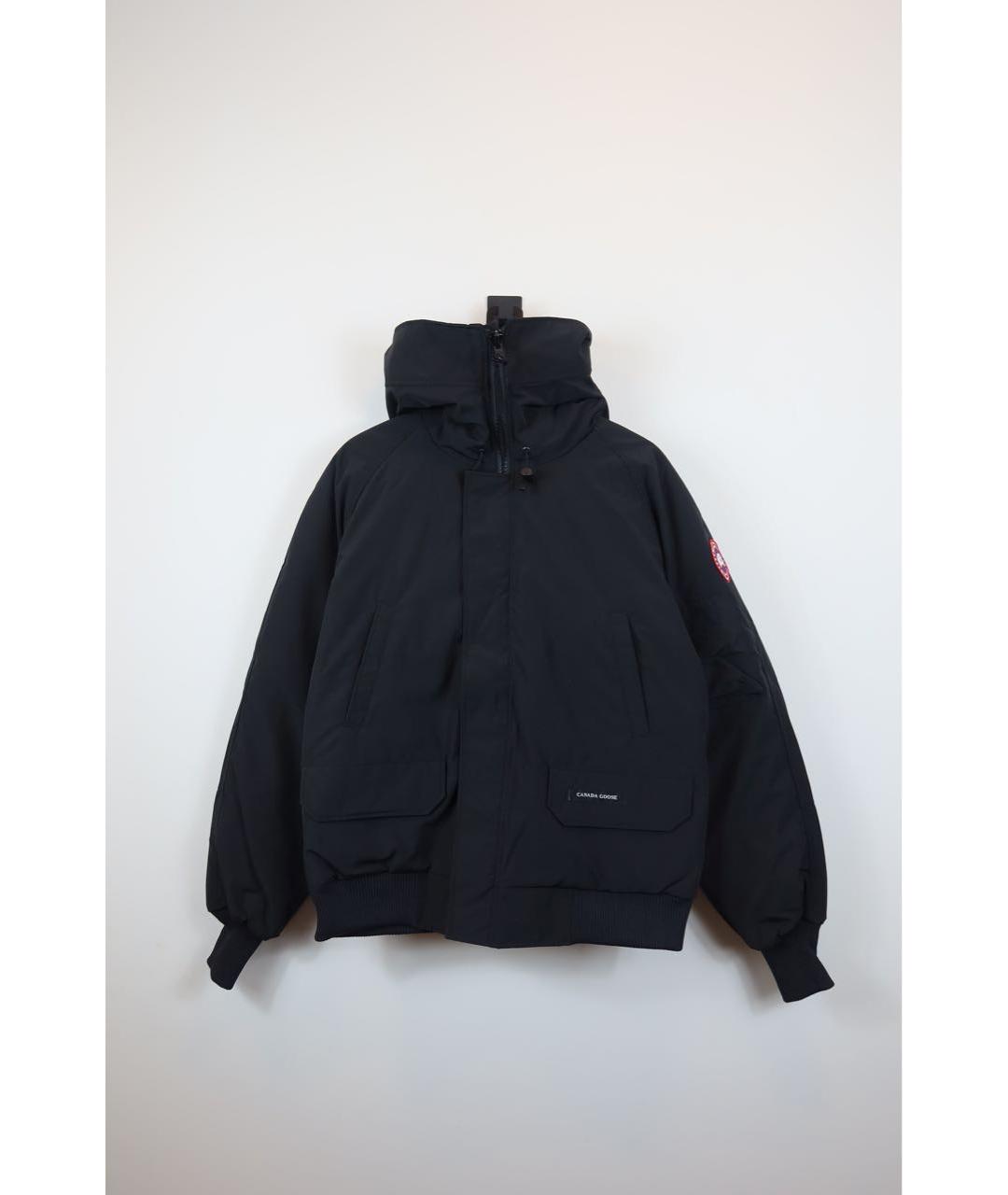 CANADA GOOSE Черный полиамидовый пуховик, фото 7