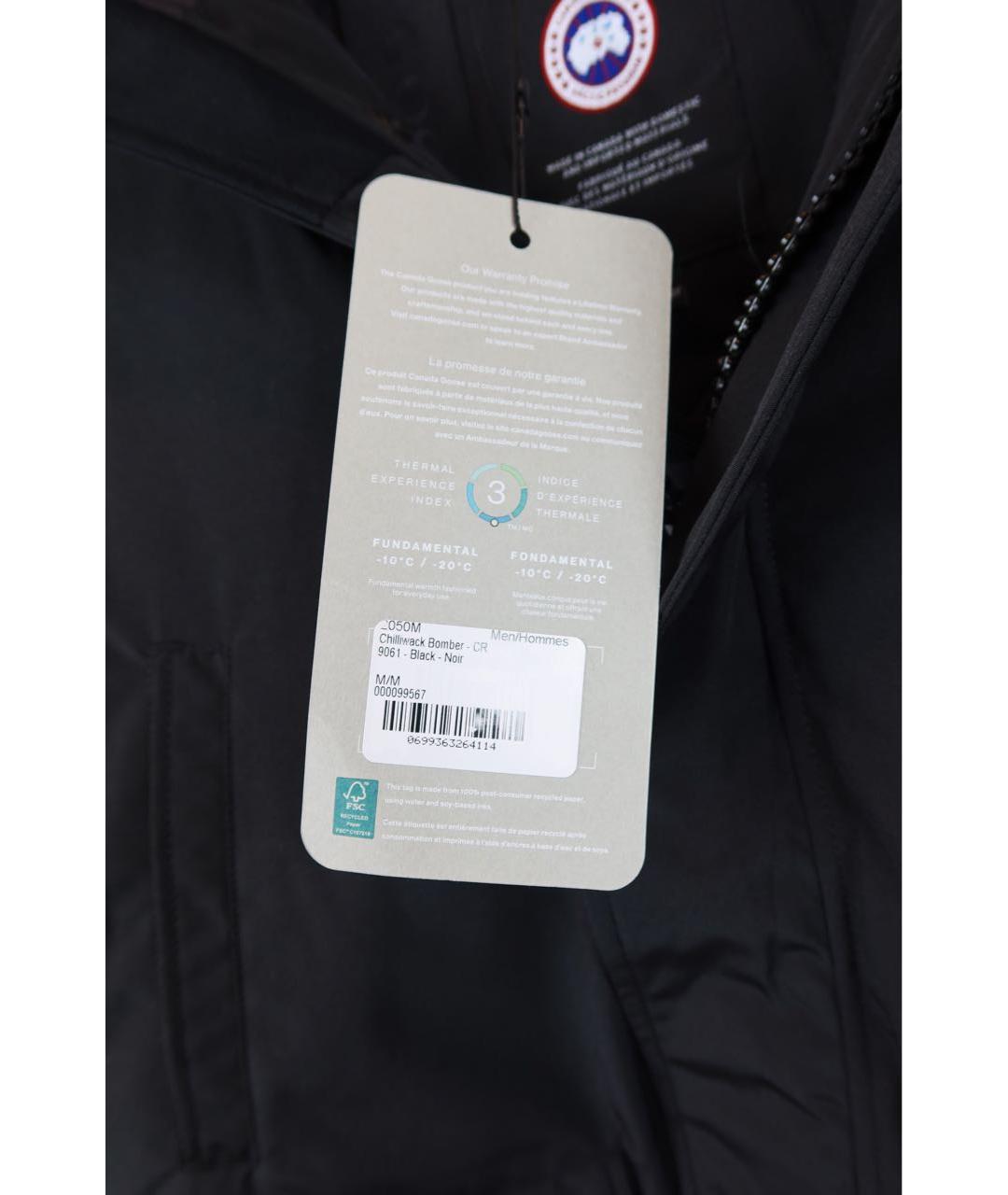 CANADA GOOSE Черный полиамидовый пуховик, фото 6