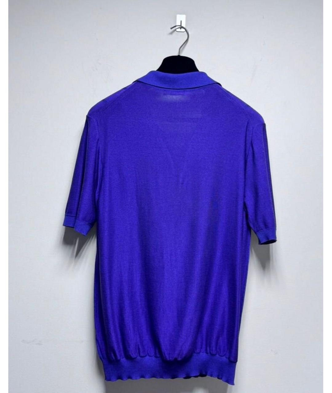 ZILLI Фиолетовое поло с коротким рукавом, фото 2