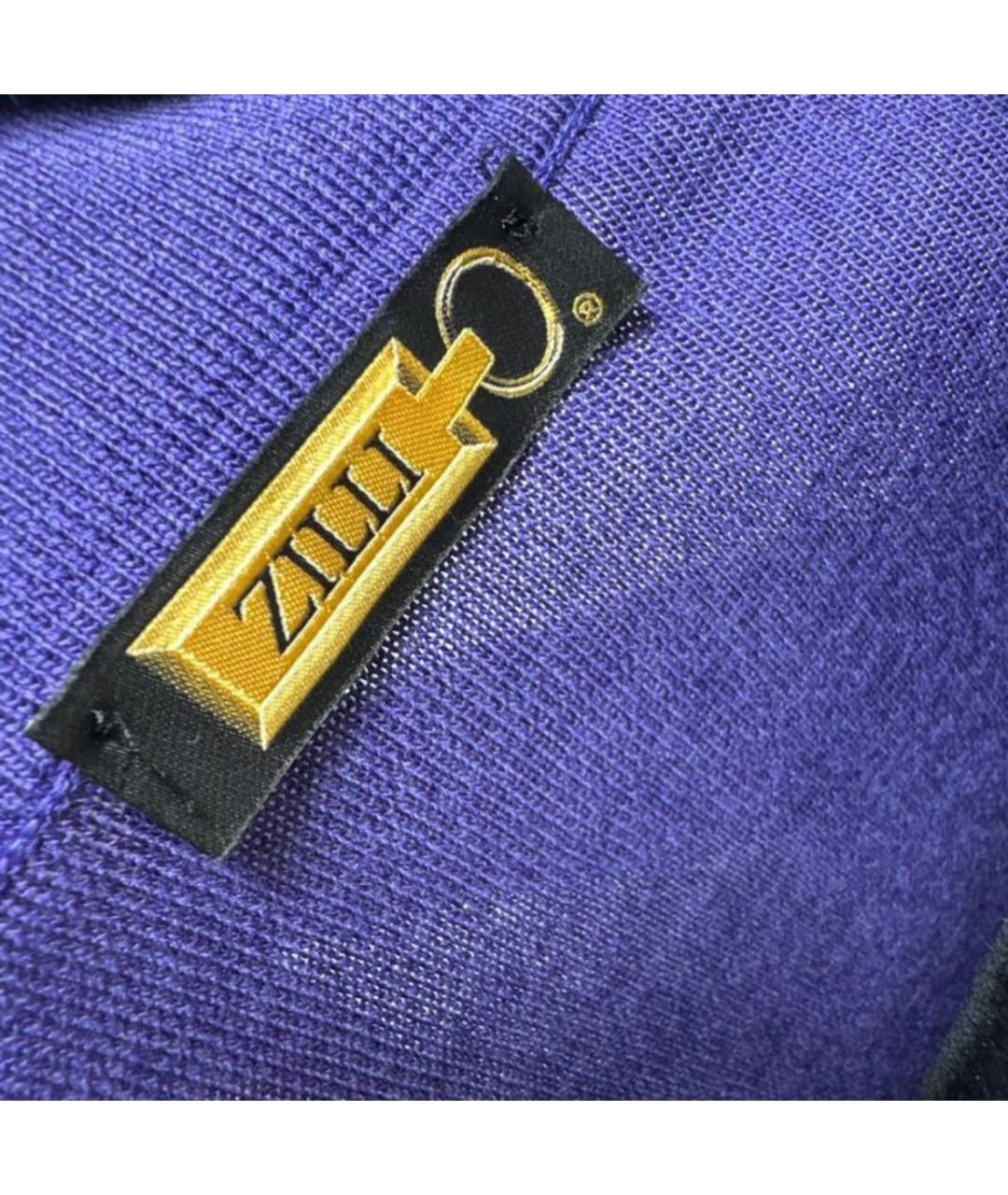 ZILLI Фиолетовое поло с коротким рукавом, фото 4