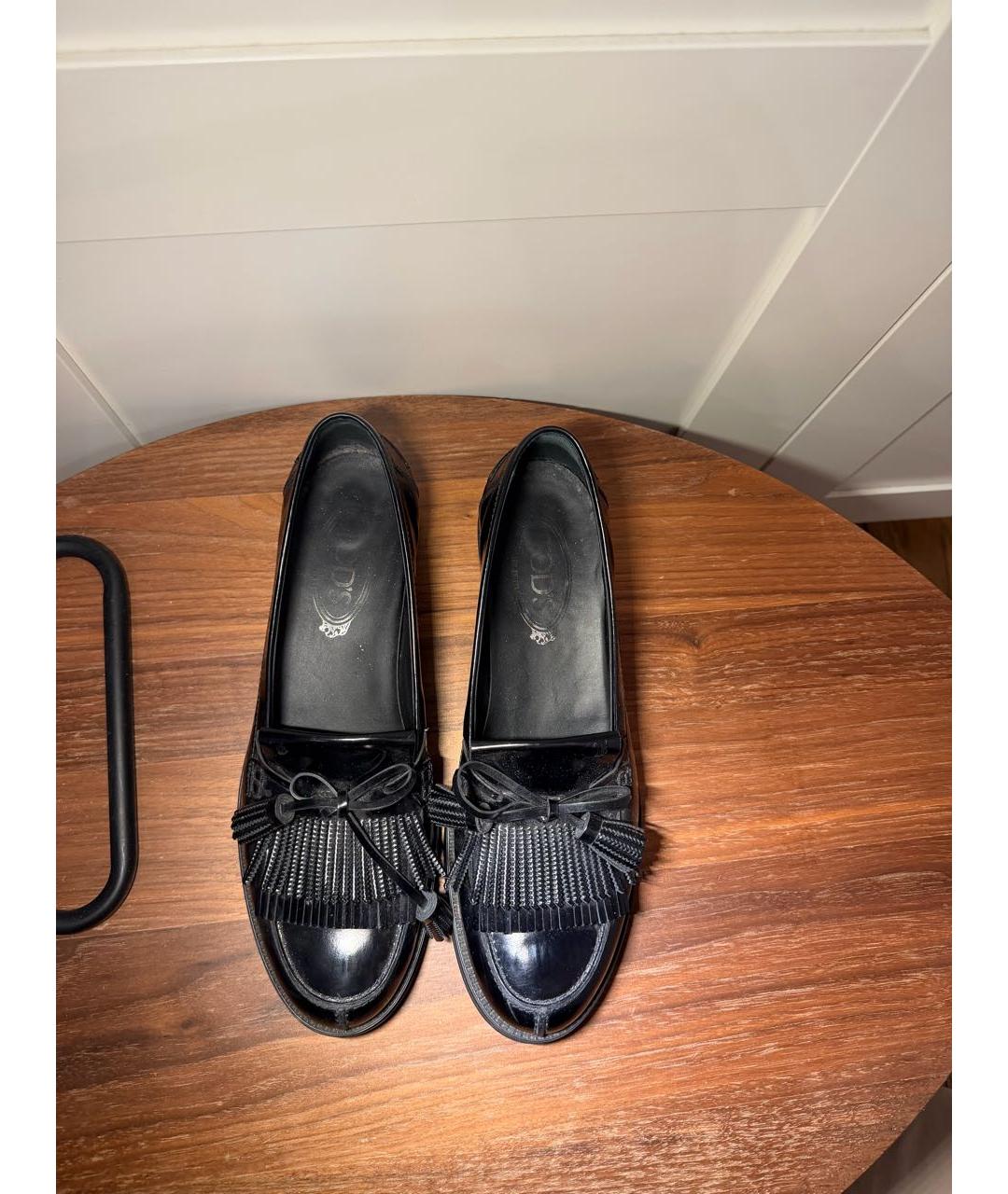 TOD'S Черные туфли из лакированной кожи, фото 3