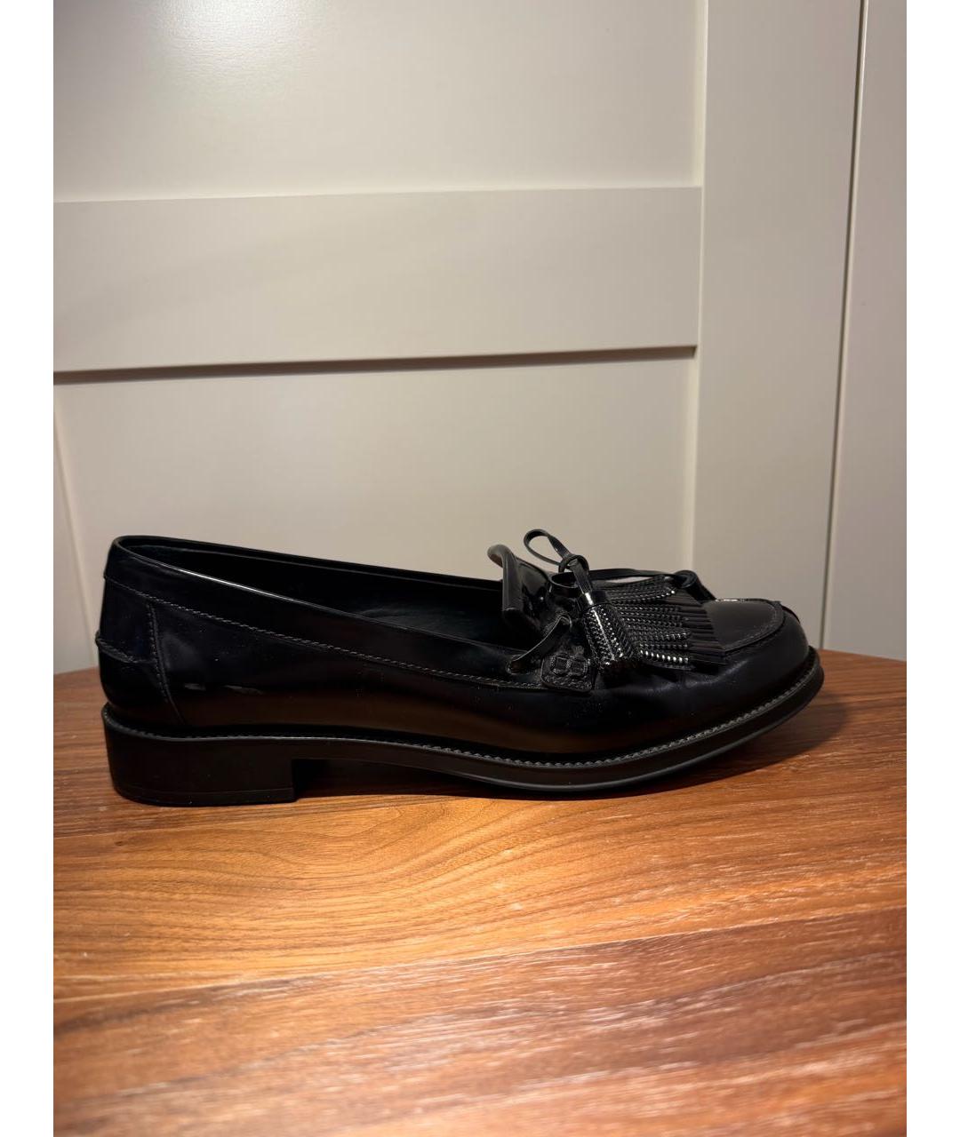 TOD'S Черные туфли из лакированной кожи, фото 6