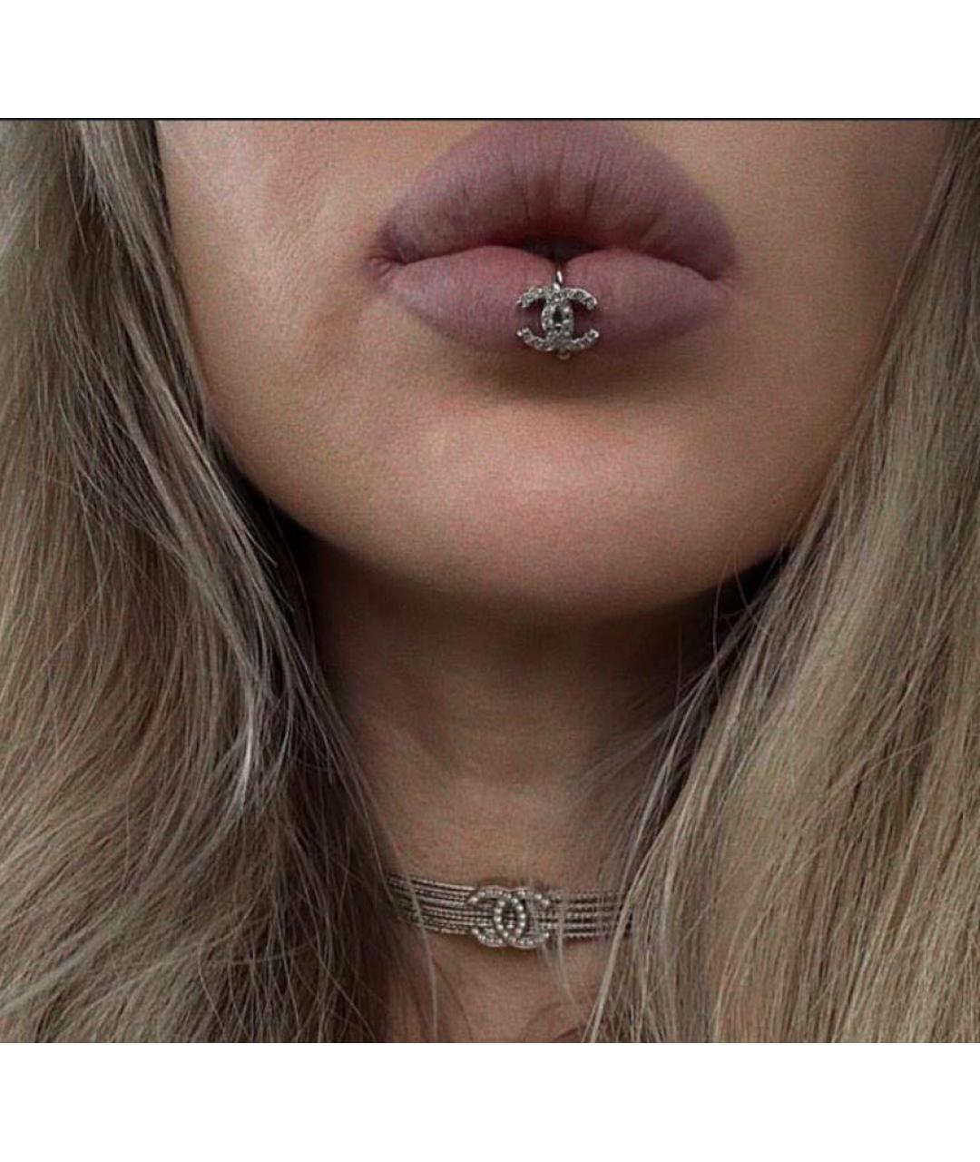 CHANEL Серебряные металлические серьги, фото 5