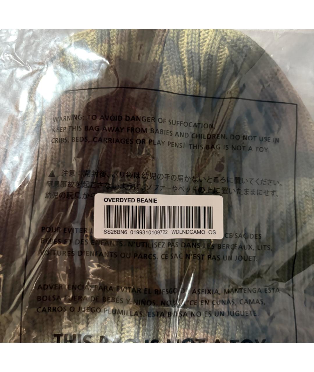 SUPREME Хаки хлопковая шапка, фото 4