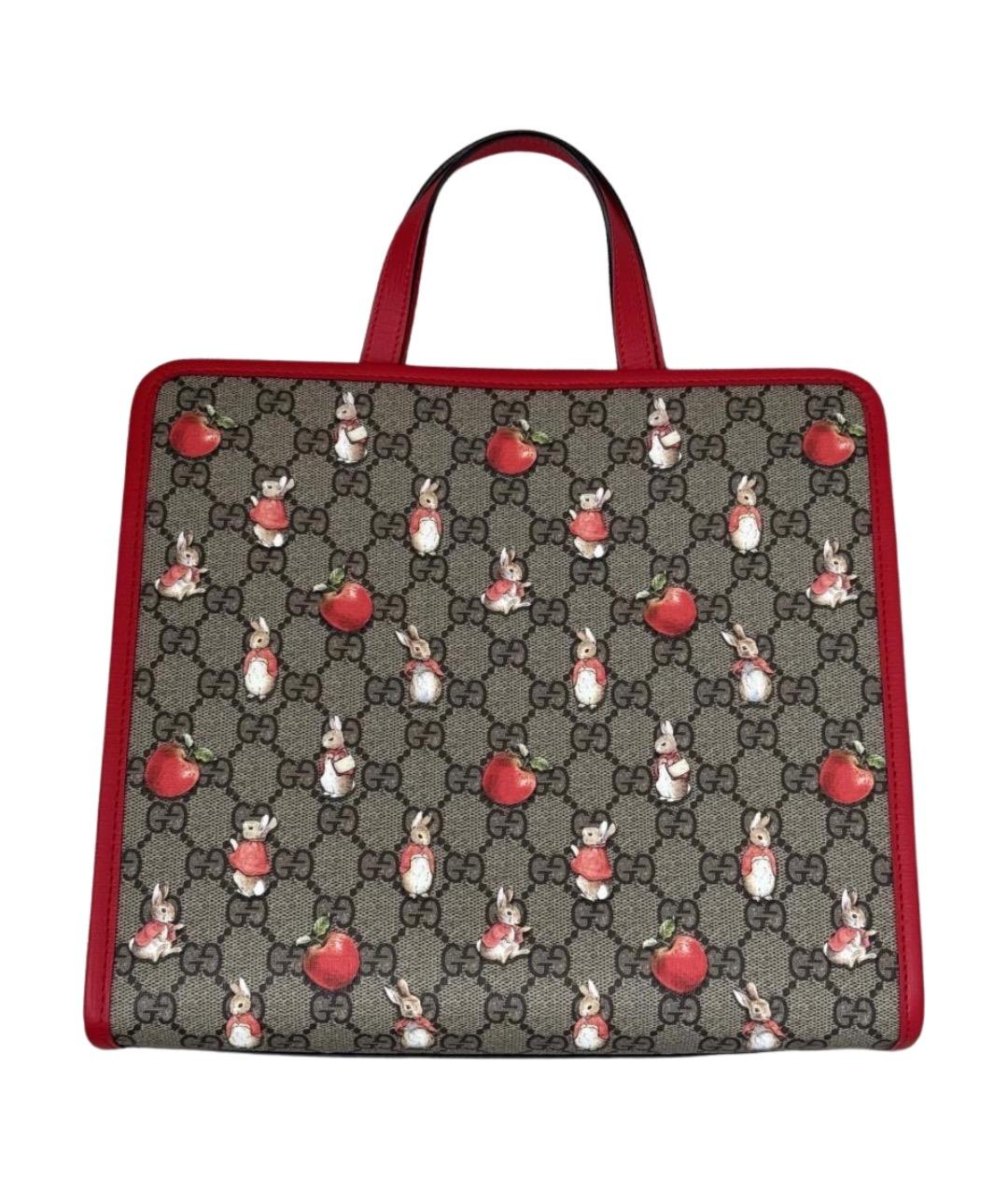 GUCCI Коричневая сумка тоут, фото 1