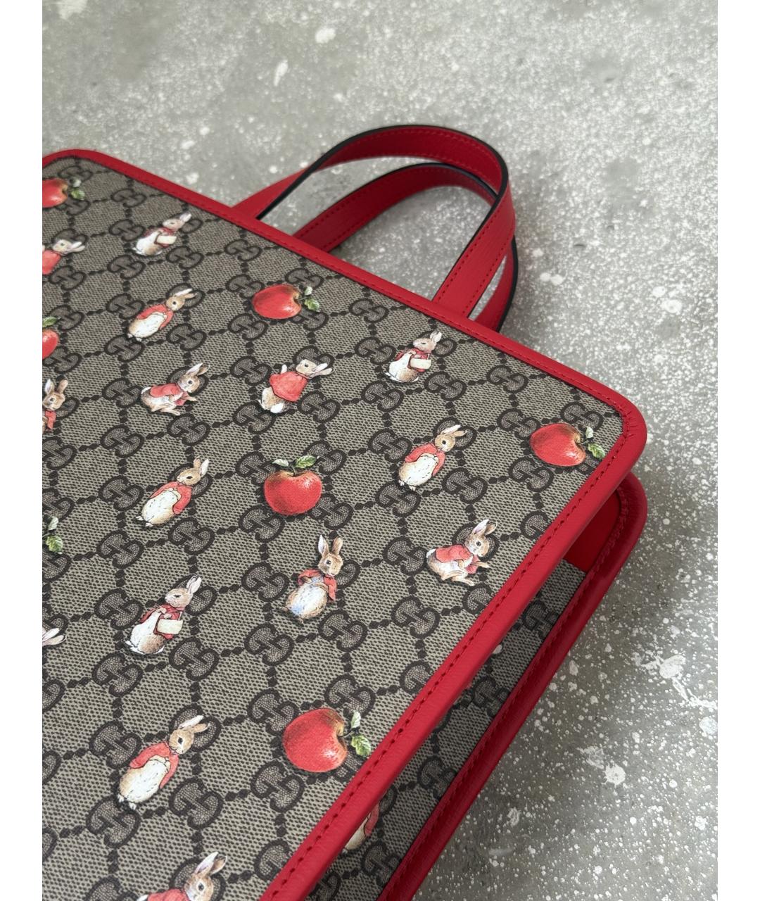 GUCCI Коричневая сумка тоут, фото 4