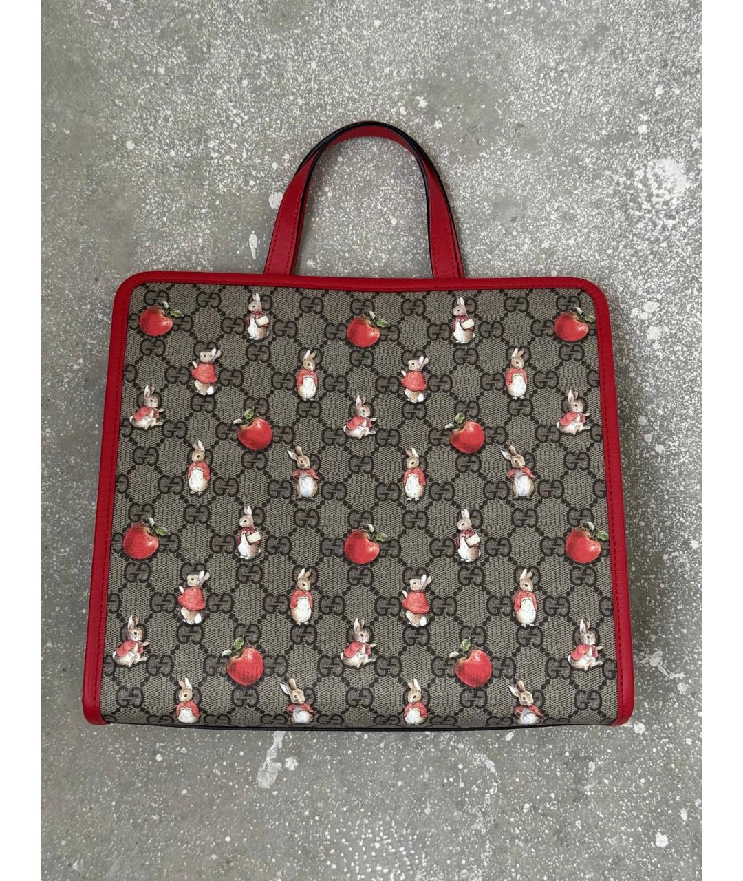 GUCCI Коричневая сумка тоут, фото 7