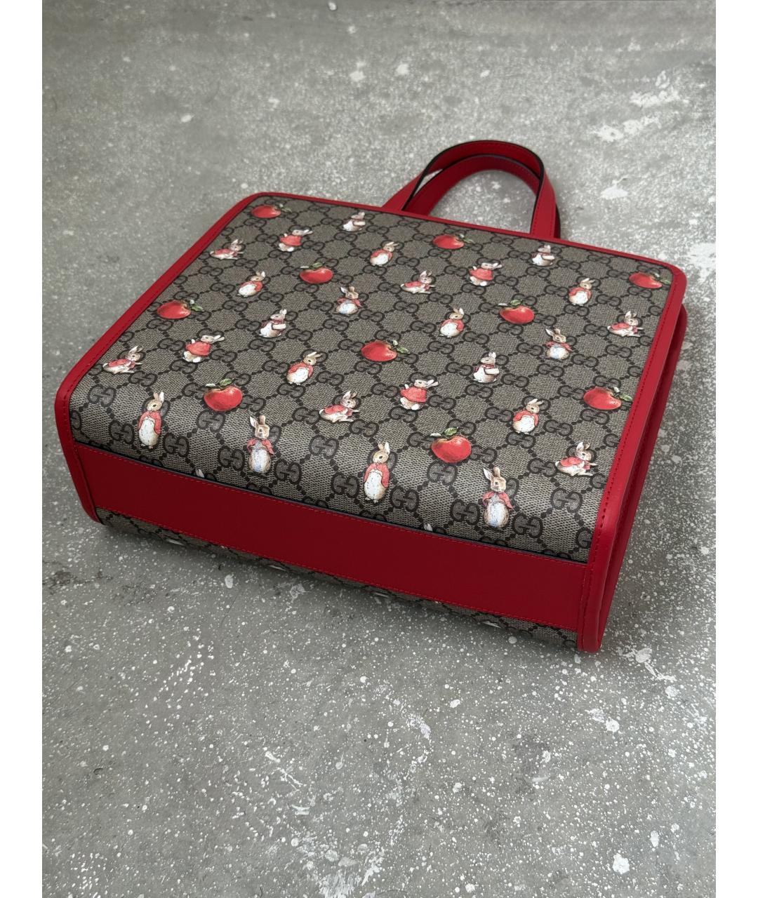 GUCCI Коричневая сумка тоут, фото 3