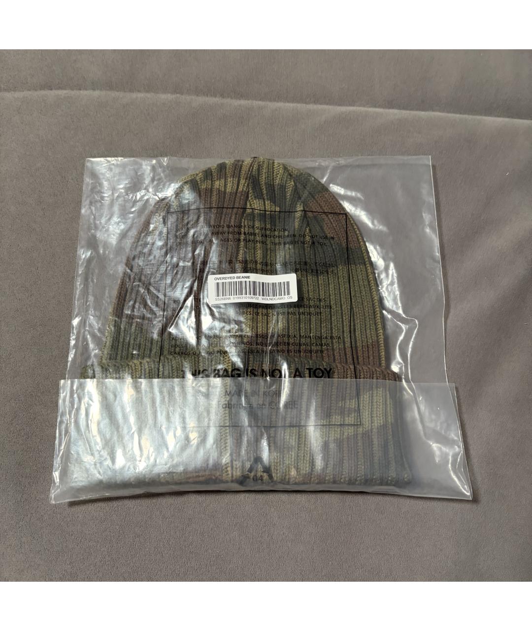 SUPREME Хаки хлопковая шапка, фото 3