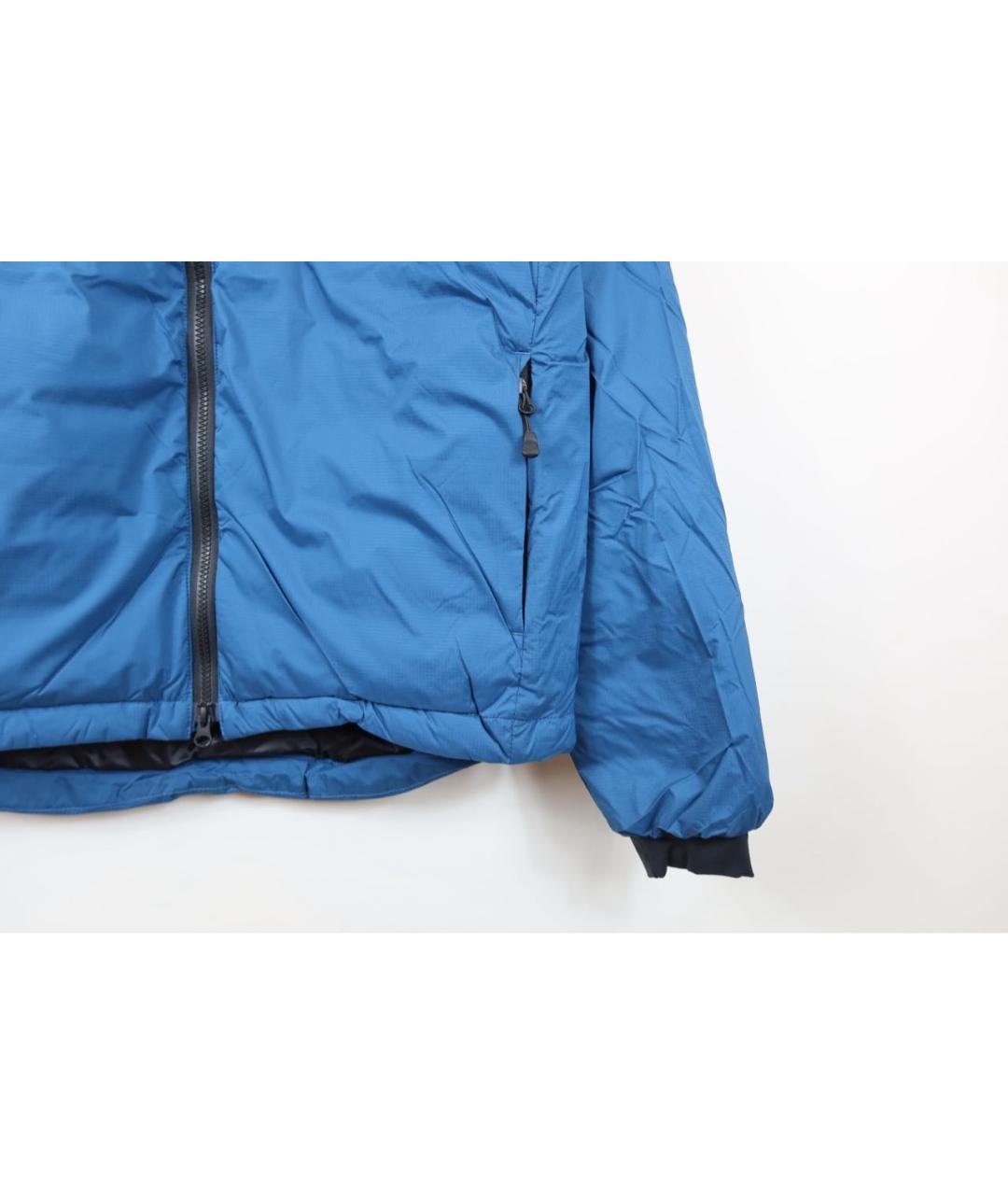 CANADA GOOSE Синий полиамидовый пуховик, фото 4