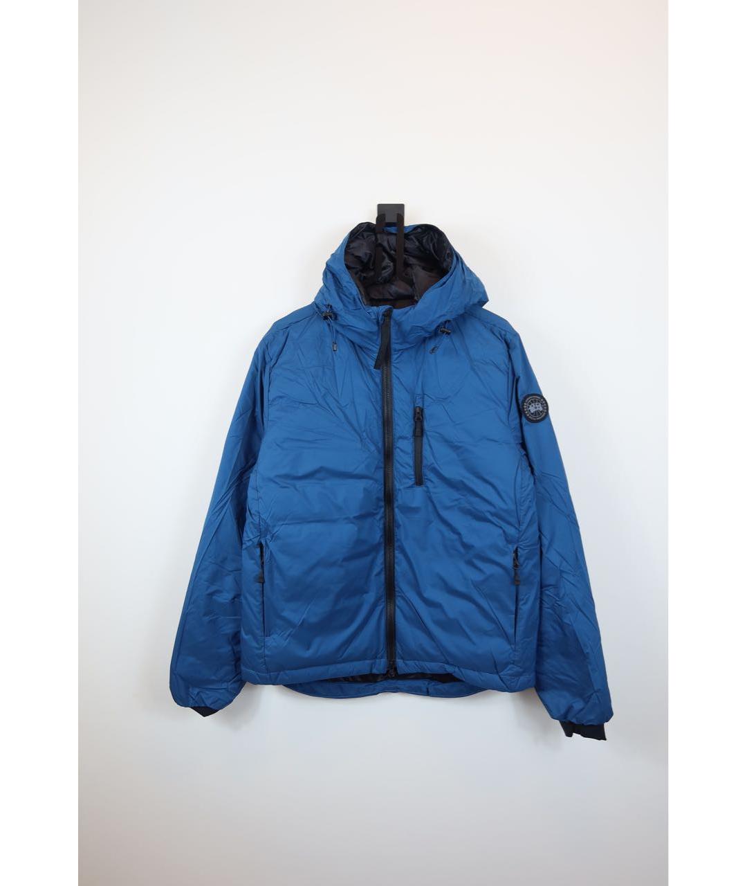 CANADA GOOSE Синий полиамидовый пуховик, фото 2