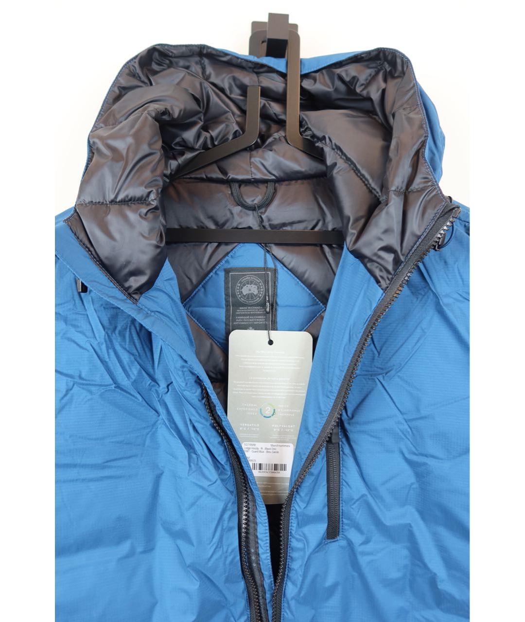 CANADA GOOSE Синий полиамидовый пуховик, фото 6