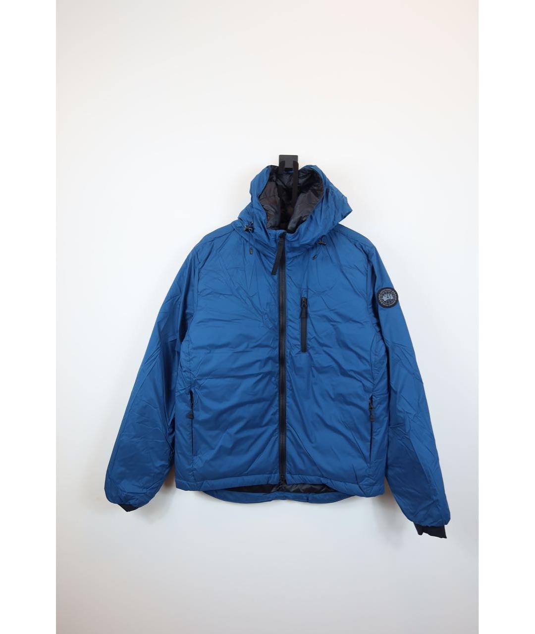 CANADA GOOSE Синий полиамидовый пуховик, фото 8