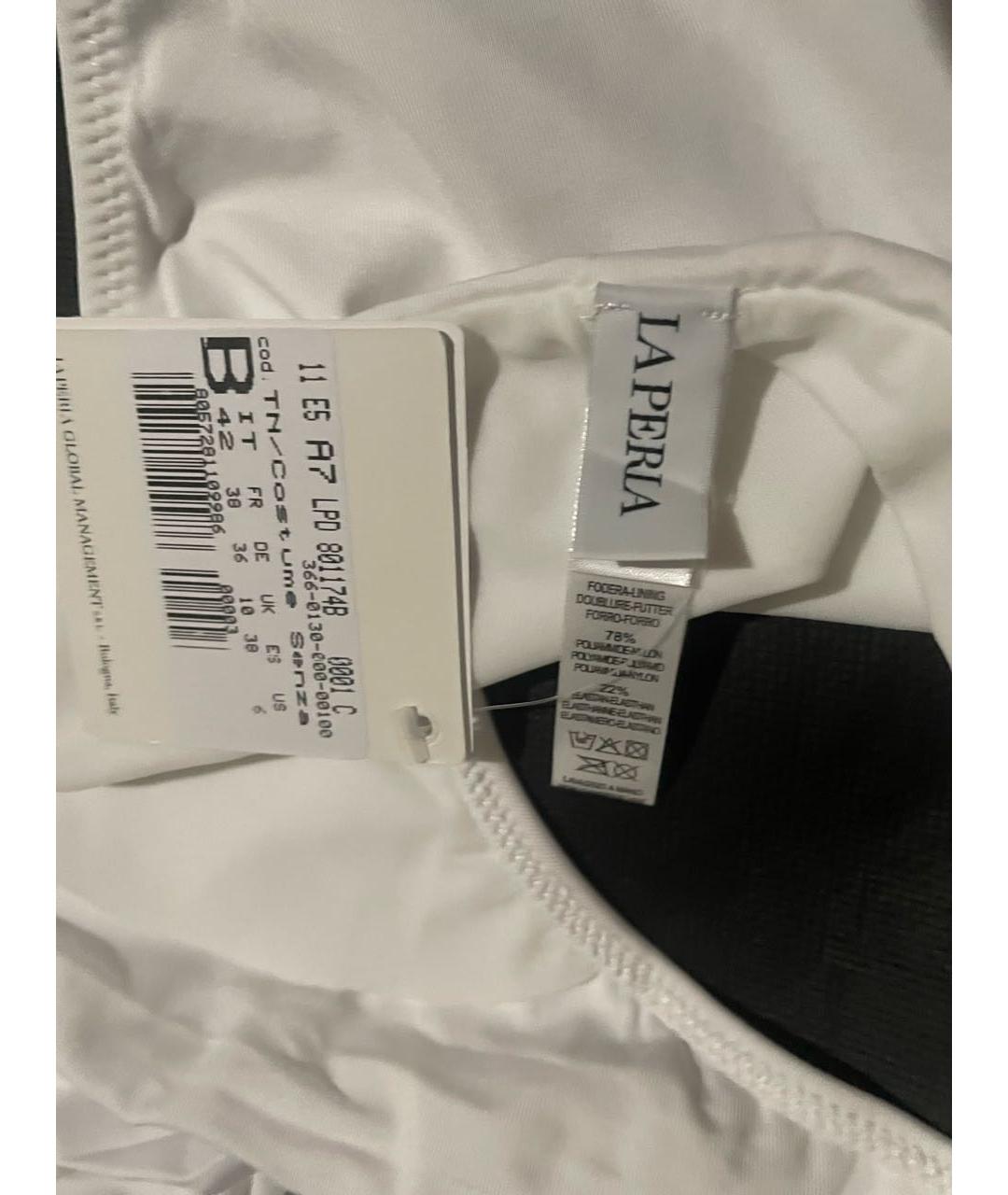 LA PERLA Белый купальник, фото 5