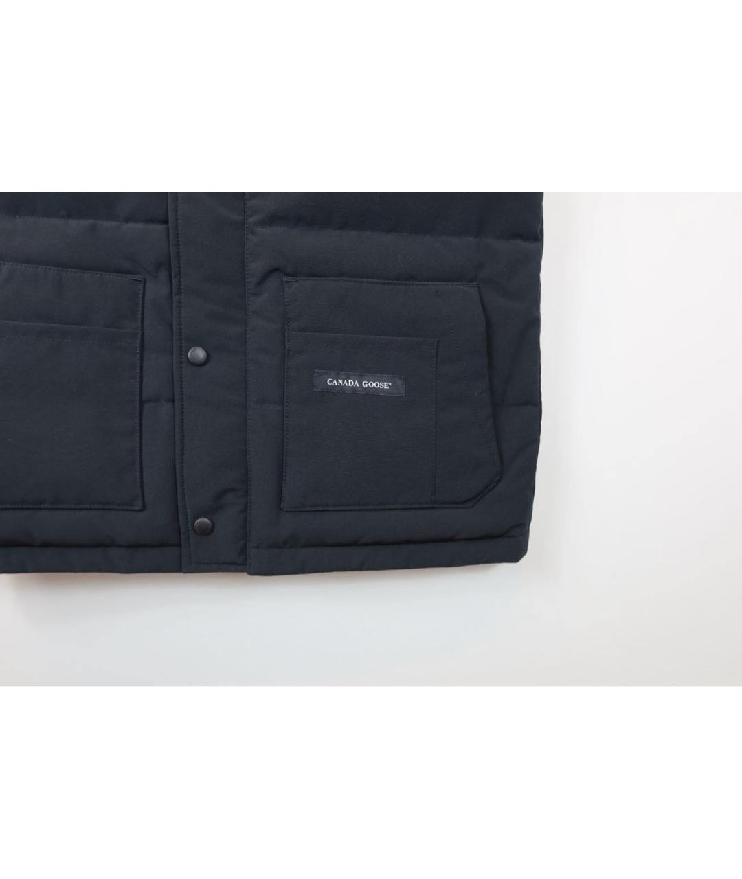 CANADA GOOSE Черный полиамидовый жилет, фото 3