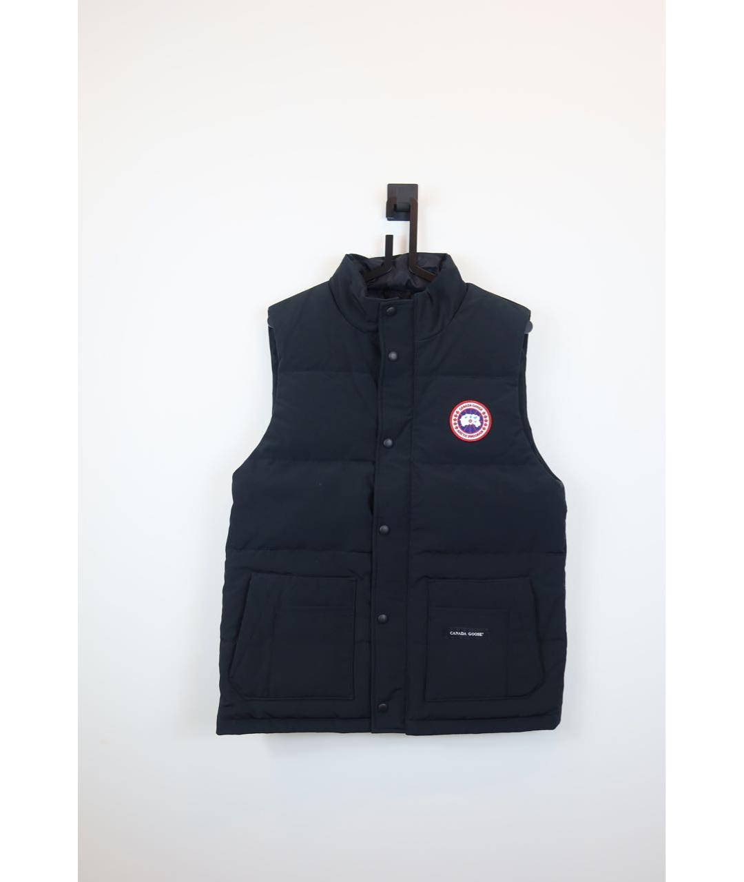 CANADA GOOSE Черный полиамидовый жилет, фото 7