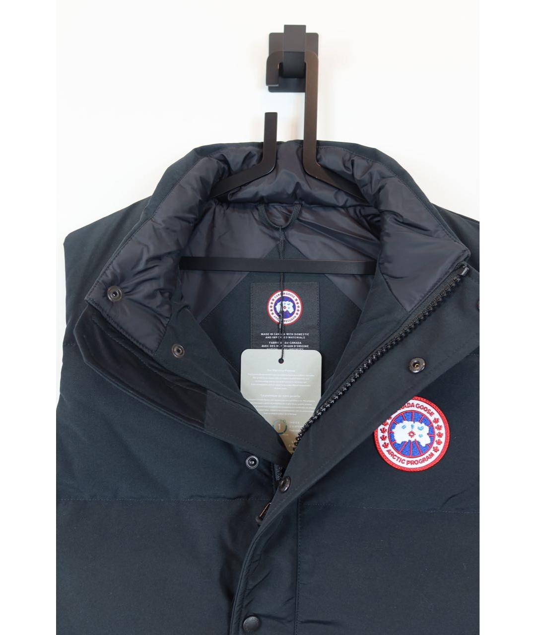 CANADA GOOSE Черный полиамидовый жилет, фото 5