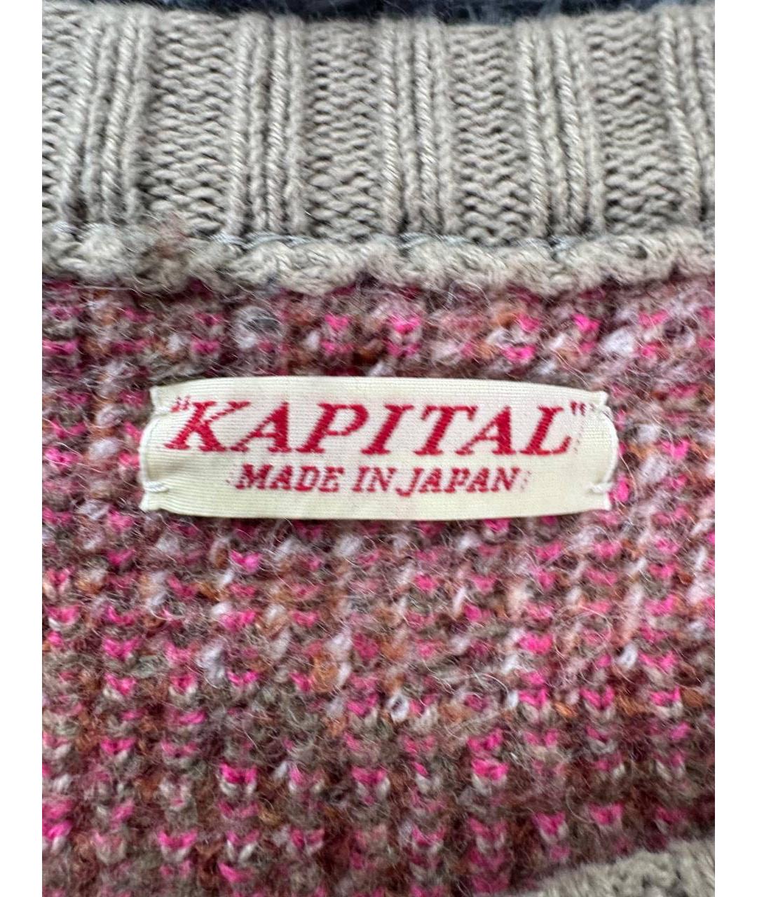 Kapital Мульти шерстяной джемпер / свитер, фото 6